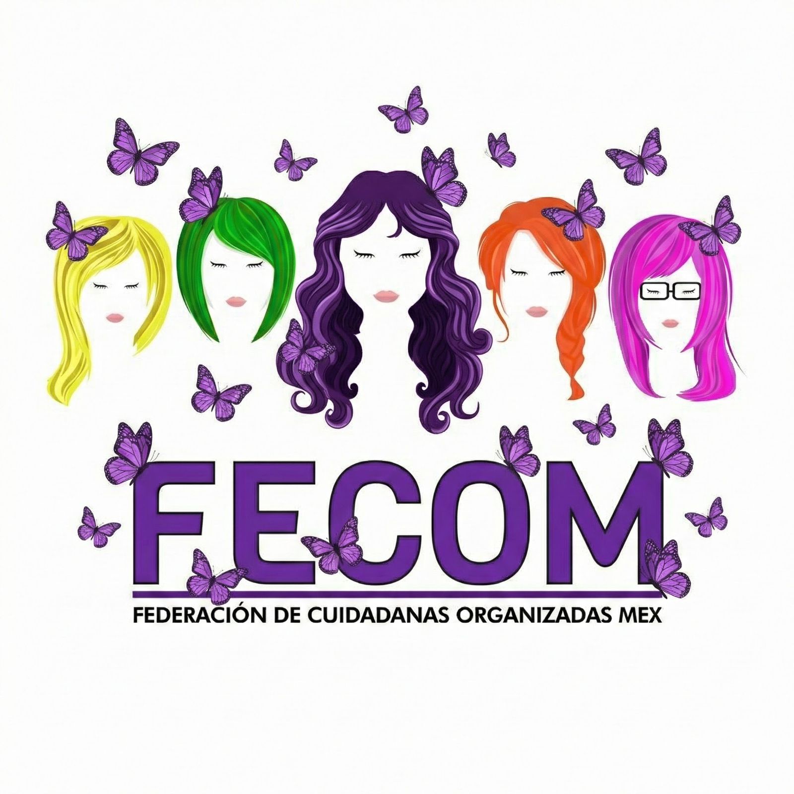 FECOM Logo - Federación de Cuidadanas Organizadas Mex